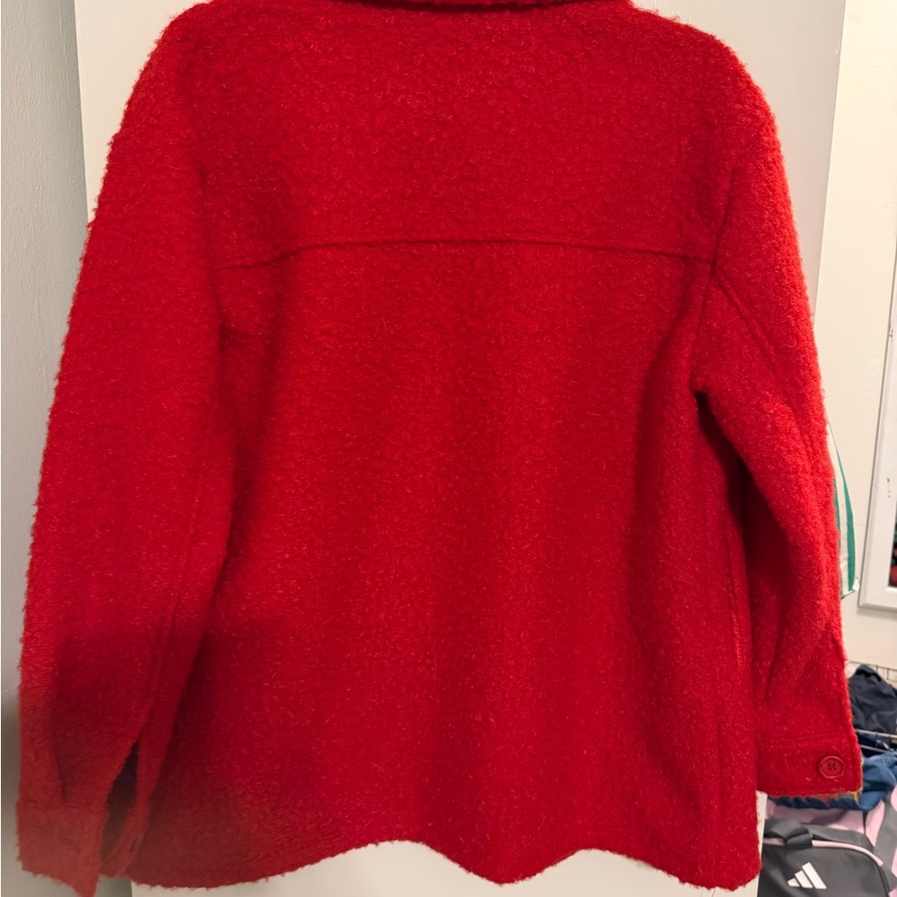 Red Button-Up Jacket - Picture 2 of 2